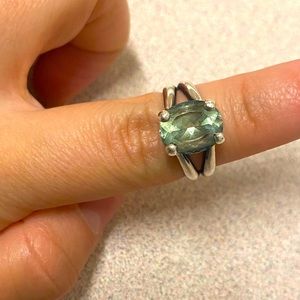 James Avery Oval Prasiolite Ring